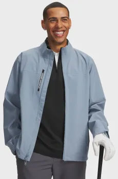 Мужская голубая ветровка UA Drive Pro Rain Jacket-BLU Голубой XL Under Armour 6013048-448