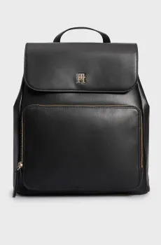 Женский черный рюкзак TH SOFT UTILITY BACKPACK PU Черный ONESIZE Tommy Hilfiger AW0AW16688