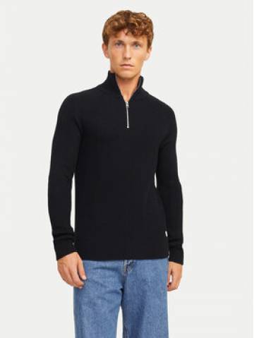 Jack&Jones Светр Pannel 12258473 Чорний Regular Fit Jack&Jones Светр Pannel 12258473 Чорний Regular Fit