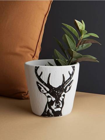 Горщик для квітів - різнобарвний