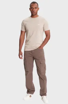 Мужская бежевая футболка Бежевый L Guess M4GI70.KC9X0;G1CA