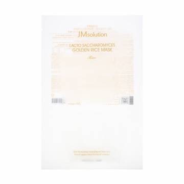 Тканевая маска для лица с ферментированными компонентами JMsolution Lacto Saccharomyces Golden Rice Mask, 30 мл Тканевая маска для лица с ферментированными компонентами JMsolution Lacto Saccharomyces Golden Rice Mask, 30 мл