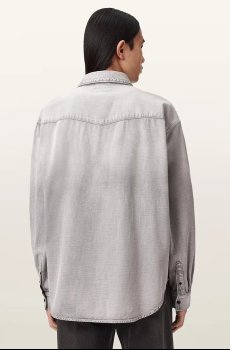 Джинсовая рубашка AllSaints AL