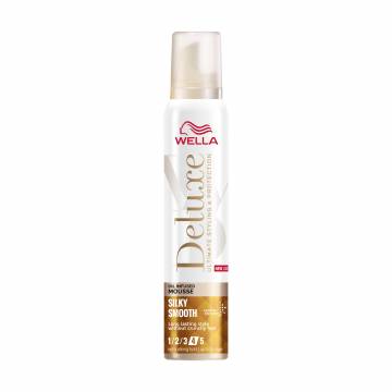 Мусс для волос WELLA Deluxe Silky Smooth Oil Infused Mousse, 200 мл Мусс для волос WELLA Deluxe Silky Smooth Oil Infused Mousse, 200 мл