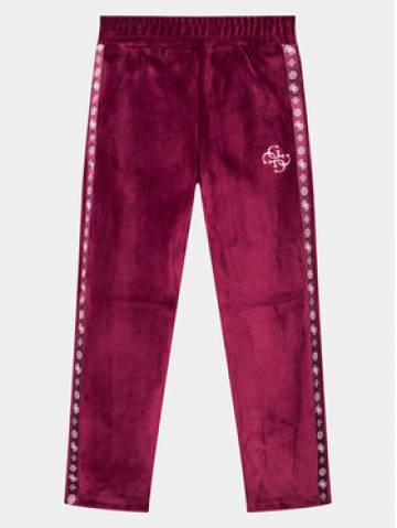 Guess Спортивні штани J3BQ12 KBYO0 Бордовий Relaxed Fit Guess Спортивні штани J3BQ12 KBYO0 Бордовий Relaxed Fit