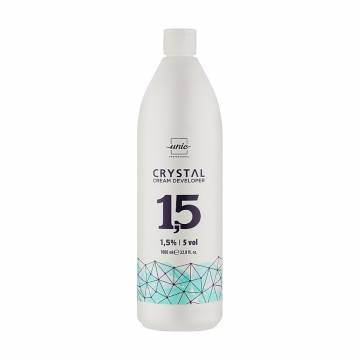Крем-оксигент для волос Unic Crystal Cream Developer 5 vol 1.5%, 1 л Крем-оксигент для волос Unic Crystal Cream Developer 5 vol 1.5%, 1 л