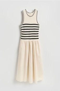 Reserved - Сукня з віскози - пшеничний - 652KM-12X