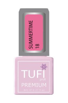 Уценка! Гель-лак для ногтей Tufi Profi Premium Summertime, 18 Амарантовый, 8 мл