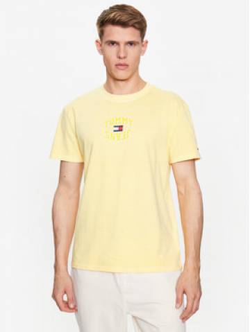 Tommy Jeans Футболка Classic Logo DM0DM16227 Жовтий Regular Fit Tommy Jeans Футболка Classic Logo DM0DM16227 Жовтий Regular Fit