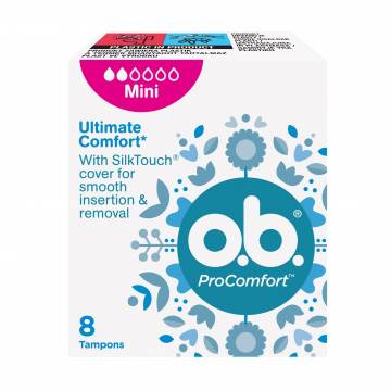 Тампоны o.b. ProComfort Mini, 8 шт Тампоны o.b. ProComfort Mini, 8 шт
