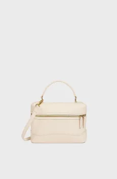 Женская белая кожаная сумка Tangolino Белый ONESIZE Sandro SFASA01642_Ecru