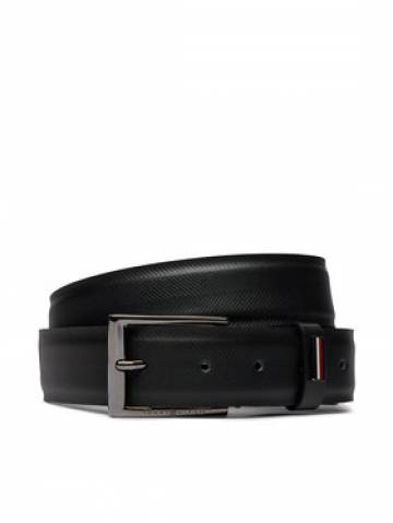 Tommy Hilfiger Чоловічий ремінь Business Texture 3.5 Adj AM0AM12069 Чорний Tommy Hilfiger Чоловічий ремінь Business Texture 3.5 Adj AM0AM12069 Чорний