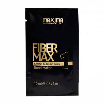 Уценка! Сыворотка Maxima Professional Fiber Max 1 Kreatine & Amino Acids Bond Maker для кератинового восстановления волос, 10 мл Уценка! Сыворотка Maxima Professional Fiber Max 1 Kreatine & Amino Acids Bond Maker для кератинового восстановления волос, 10 мл