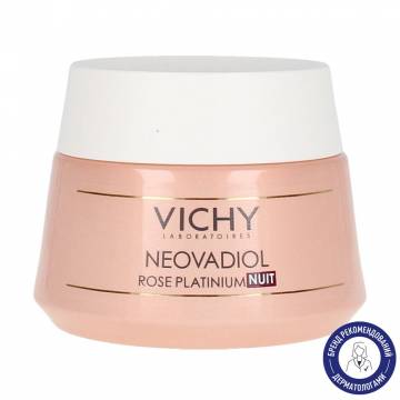 Осветляющий ночной крем для лица Vichy Neovadiol Rose Platinum Cream для зрелой кожи, 50 мл