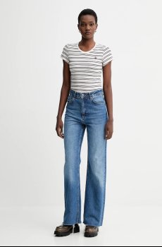 Хлопковая футболка G-Star Raw Stripe eyben slim v t 2.0