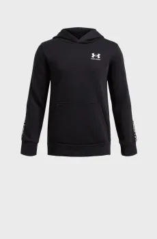 Детское черное худи B Icon Flc HD Taping Черный 10 Under Armour 1390293-001