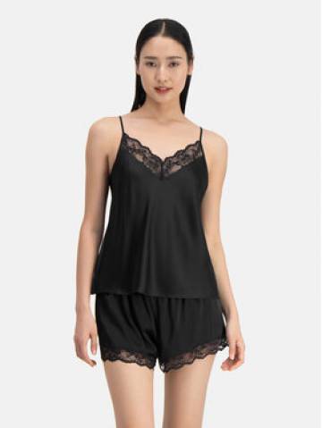 Dorina Піжамні шорти Pure Silk DCSH0002SK002 Чорний Regular Fit Dorina Піжамні шорти Pure Silk DCSH0002SK002 Чорний Regular Fit