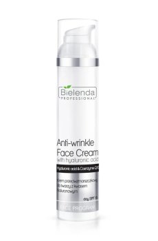 Антивозрастной крем для лица Bielenda Professional Face Program Anti-Wrinkle Face Cream с гиалуроновой кислотой, 100 мл