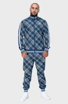 Мужской синий спортивный костюм с узором (кофта, брюки) CANTERBURRY Синий 3XL Lonsdale 117843