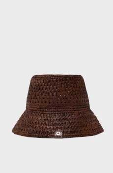 Женская коричневая панама Коричневый ONESIZE MAJE MFABO00417_Brown