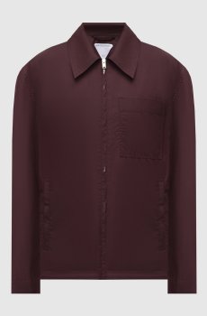 Фиолетовая куртка с логотипом