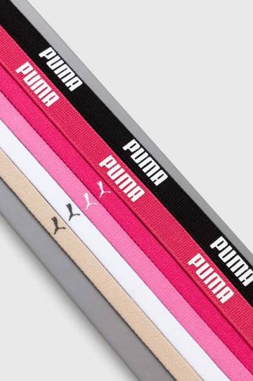 Повязки на голову Puma 6 шт цвет розовый 053452 Повязки на голову Puma 6 шт цвет розовый 053452
