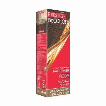 Безаммиачный оттеночный бальзам для волос Vips Prestige BeColor Semi-Permanent Hair Toner BC06 Натуральный коричневый, 100 мл Безаммиачный оттеночный бальзам для волос Vips Prestige BeColor Semi-Permanent Hair Toner BC06 Натуральный коричневый, 100 мл