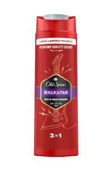 Мужской гель-шампунь для душа 3 в 1 OLD SPICE Rockstar, 400 мл
