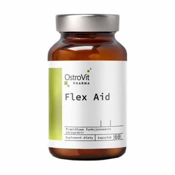 Комплекс для суставов и связок OstroVit Pharma Flex Aid, 60 капсул Комплекс для суставов и связок OstroVit Pharma Flex Aid, 60 капсул