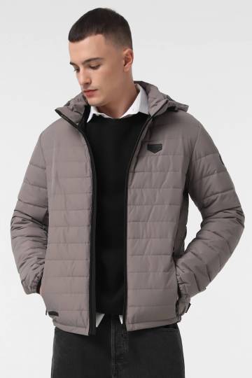 Мужская куртка с капюшоном DV-93 (grey) Мужская куртка с капюшоном DV-93 (grey)