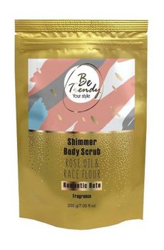 Уценка! Шиммер-скраб для тела Be Trendy Shimmer Scrub Romantic Date, 200 г (сухой)