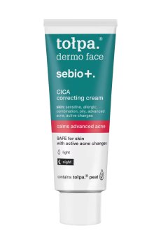 Корректирующий крем для лица Tolpa Dermo Face Sebio+ Cica Correcting Cream, 40 мл