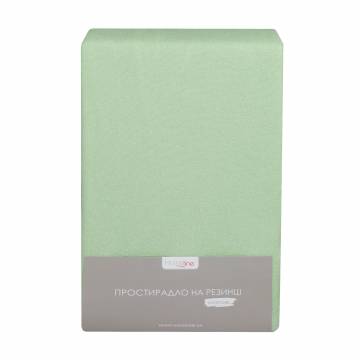Махровая простынь на резинке Home Line салатовая, 90*200 см (155237) Махровая простынь на резинке Home Line салатовая, 90*200 см (155237)