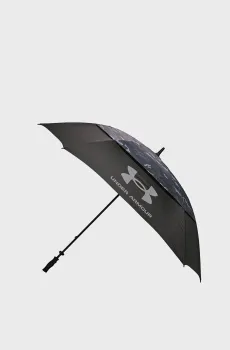 Черный зонт UA DOUBLE CANOPY GOLF UMBRELLA Черный ONESIZE Under Armour UAAJQ013-001