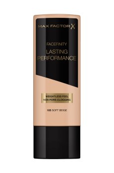 Уценка! Тональная основа для лица Max Factor FaceFinity Lasting Performance Foundation 105 Soft Beige, 35 мл