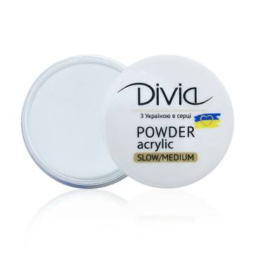 Акриловая пудра для ногтей Divia Acrylic Powder Slow/Medium, AS22 Natural, 32 г (Di1808) Акриловая пудра для ногтей Divia Acrylic Powder Slow/Medium, AS22 Natural, 32 г (Di1808)