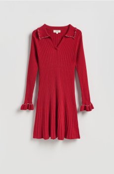 Reserved - Сукня з комірцем - червоний - 368HZ-33X