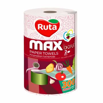 Бумажные полотенца Ruta Max 2-слойные, 300 отрывов, 1 шт