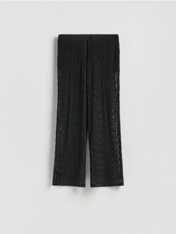 Reserved - Мереживні штани - чорний - 009IV-99X Reserved - Мереживні штани - чорний - 009IV-99X