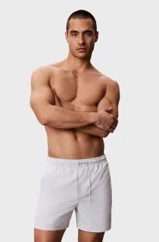 Мужские светло-серые плавательные шорты MEDIUM DRAWSTRING Серый S Calvin Klein LV00N61023