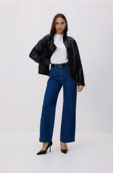 Reserved - Джинси з широкими штанинами - синій - 701IR-55J
