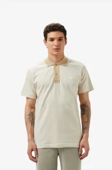 Мужское бежевое поло Бежевый L Lacoste PH056470V