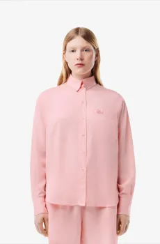 Женская розовая рубашка Розовый 40 Lacoste CF3404KF9