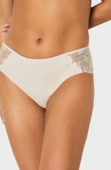 Женские белые трусики-шортики IDYLLE Белый XL Etam 6547489