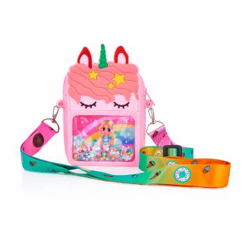 Сумочка для девочек Honey Bunny Miss силиконовая, с блестками, 12*8 см Сумочка для девочек Honey Bunny Miss силиконовая, с блестками, 12*8 см