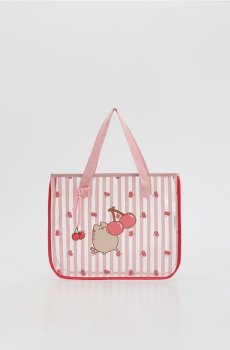 Reserved - Сумка-шопер Pusheen - рожевий - 167IU-30X