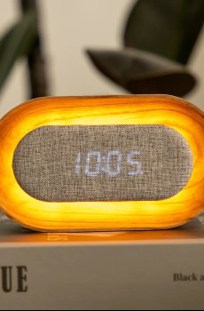 Led будильник Gingko Design Lumos 15 cm