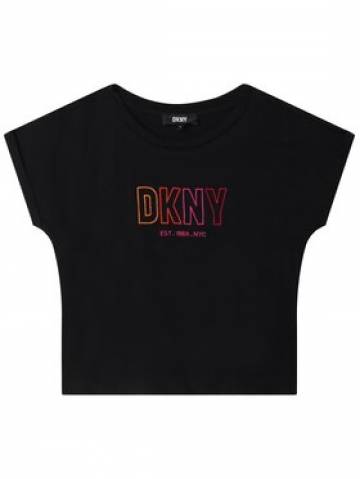 DKNY Футболка D35S82 S Чорний Regular Fit DKNY Футболка D35S82 S Чорний Regular Fit