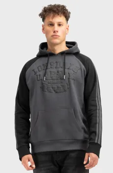 Мужское серое худи LINNFOOTS Серый XL Lonsdale 117616