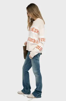 Женский пудровый шерстяной джемпер в полоску Markuz Розовый S ZADIG&VOLTAIRE KWSW02908_PEARLY